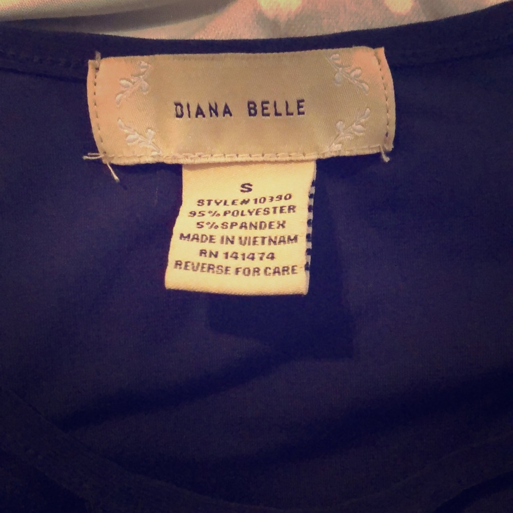 Diana Belle Navy Top Small